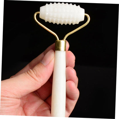 3Pcs Jade Face Roller Tool Portable Facial Massager Face Roller Massager Facial Massage Tool Single Head Jade