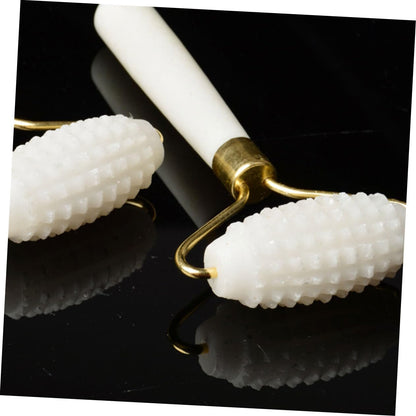 3Pcs Jade Face Roller Tool Portable Facial Massager Face Roller Massager Facial Massage Tool Single Head Jade