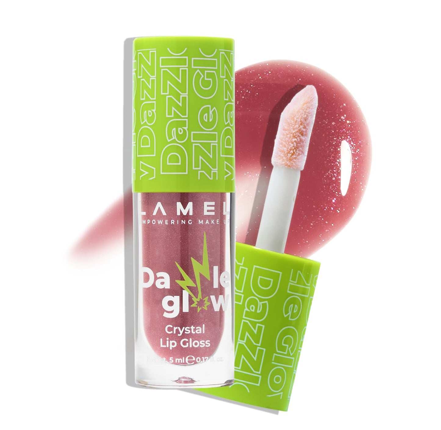 Dazzle Glow Crystal Clear Lip Gloss - Hydrating Lip Gloss - Non Sticky - Colored - Moisturizing - №404 You Can